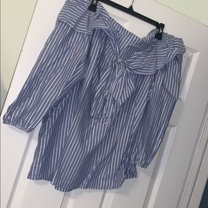 Off the shoulder blouse